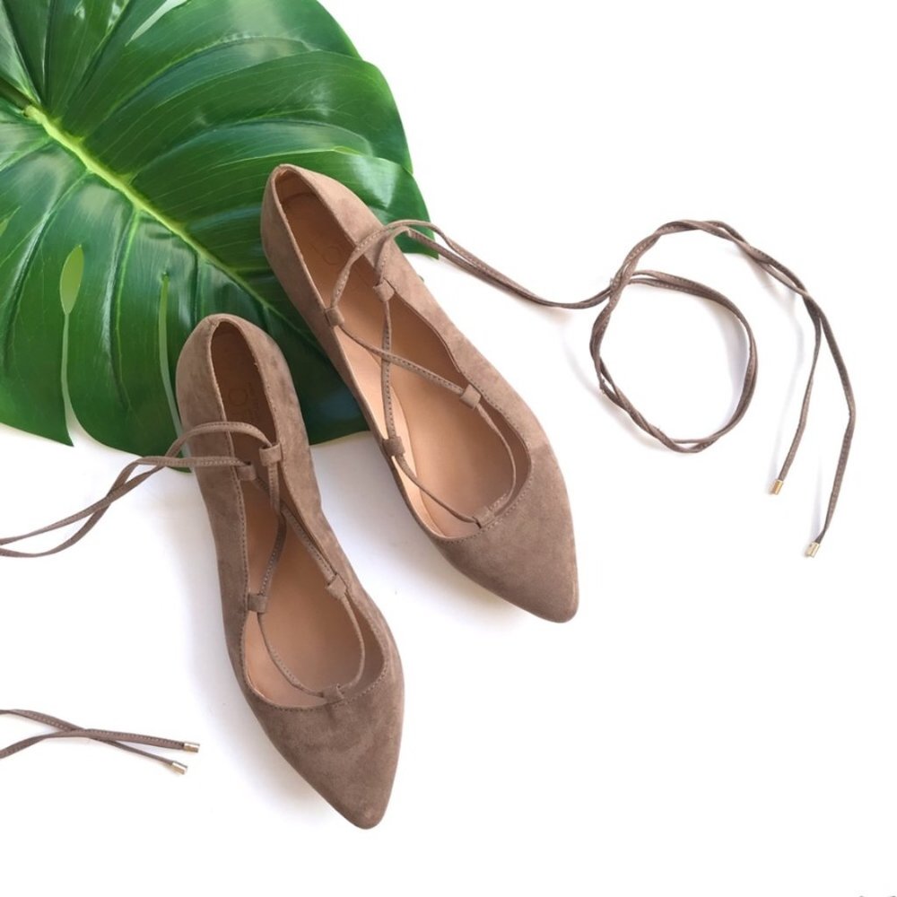 3 for $30 Loft lace up flats